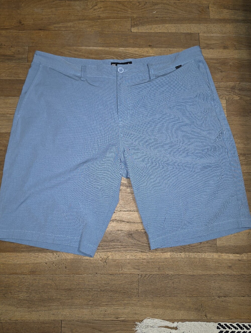 Travis Mathew Light Blue Flat-Front Men's Shorts